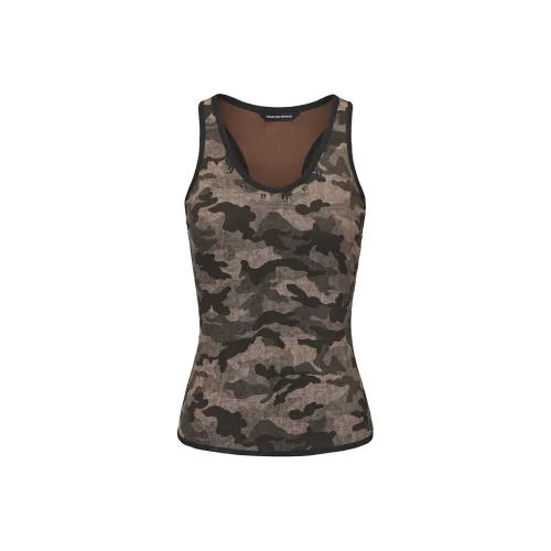 VANN VALRENCÉ Женские майки с камуфляжем