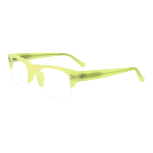 Linda Farrow Ацетат Нерегулярная форма Оправа для очков Женская Зеленая