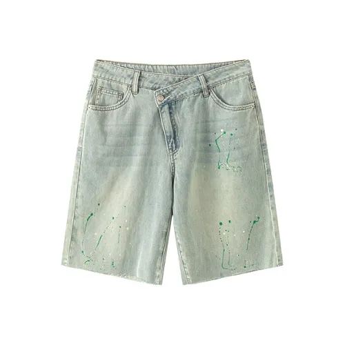 CHUU Светло-синий деним Женские джинсовые шорты