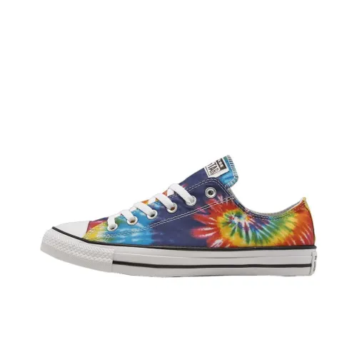 Converse Chuck Taylor All Star Износостойкие Низкие Кеды Мужские Белые и Синие