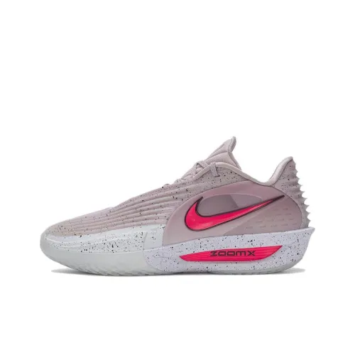Nike Air Zoom г.T.Cut 3 Амортизация Устойчивый к истиранию Дышащий Низкий Верх Баскетбольные кроссовки Мужские Розовый Белый
