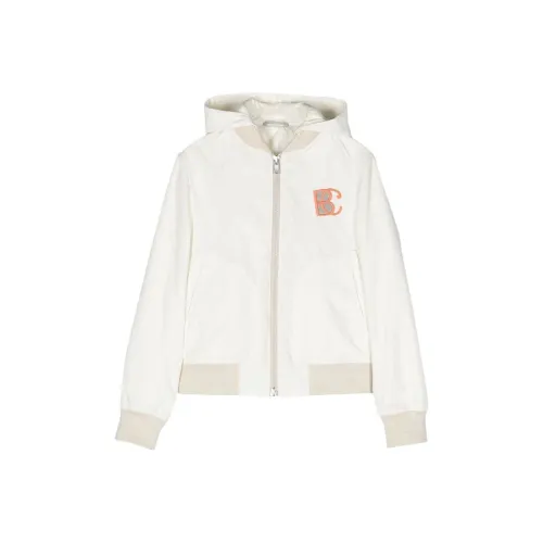 BRUNELLO CUCINELLI Белый Kids Куртки