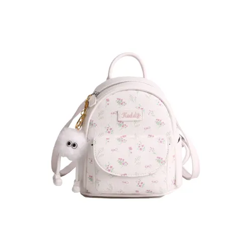 MINIPUDING ПУ (полиуретан) Рюкзак Женский Белый Черный Серебряный