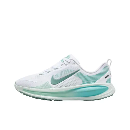 Nike Vomero 18 Детская беговая обувь Низкий топ Белый Зеленый Школьный возраст