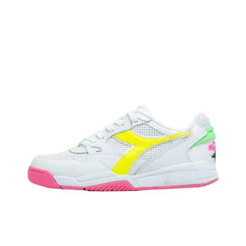 DIADORA Rebound Ace Устойчивый к истиранию Низкий Топ Повседневная Обувь Мужская Белая