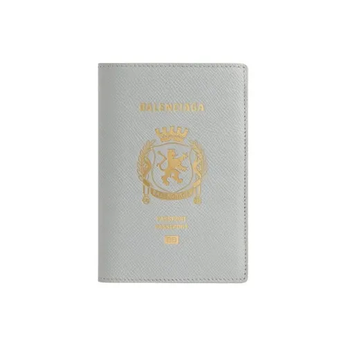 Balenciaga Кошелек из коровьей кожи унисекс серый