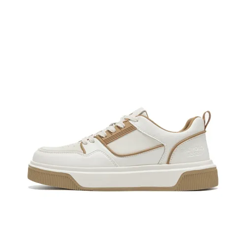 U.S. POLO ASSN. Износостойкие и Легкие Низкие Кроссовки для Скейтбординга Мужские Бежевые