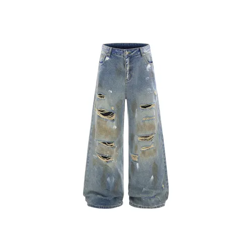 GBXM Синие Унисекс Джинсы