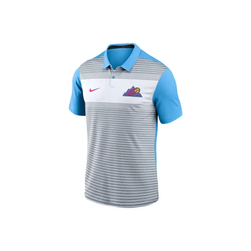 nike x COLORADO ROCKIES Поло Мужское Blue
