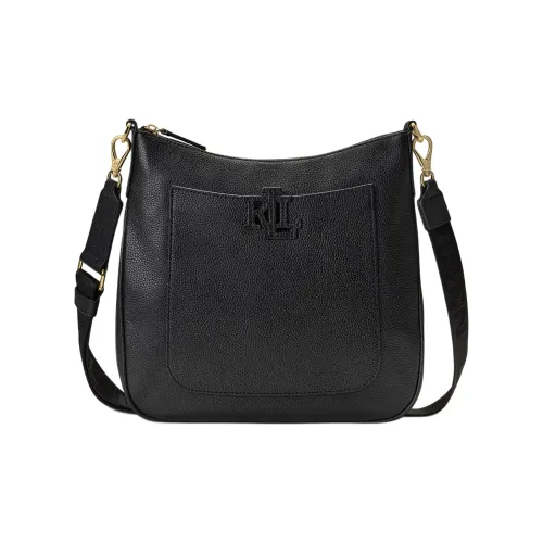 LAUREN RALPH LAUREN Кожа Плечевая сумка Маленькая Женская Черная