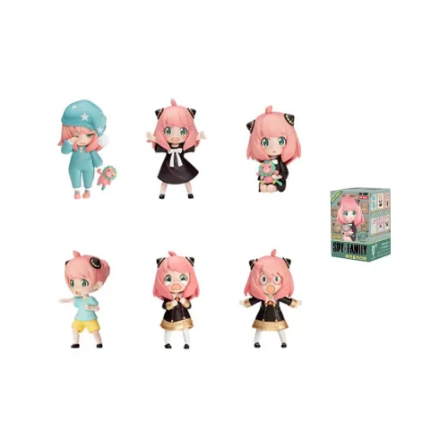 POP MART Anya Forger Spy × Family Anya Blind Box Single Mystery Box Full Box 6 Pack