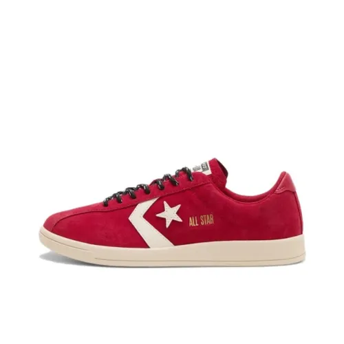 Конверс Устойчивые к истиранию Низкие Кроссовки для скейтбординга Унисекс Красные