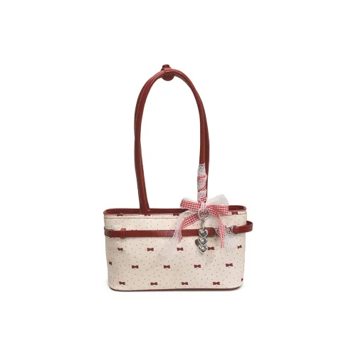 Yi Brigade ПУ (полиуретан) Сумка через плечо Женская Экрю Синий