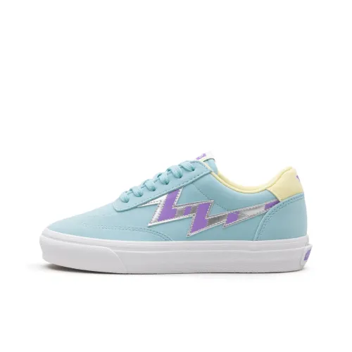 FANTASTIC XBOX Низкие кеды для скейтбординга Женские Синий Фиолетовый