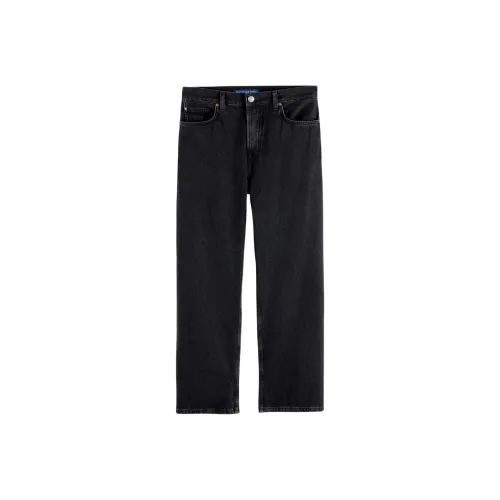Scotch&Soda Черные Мужские Джинсы