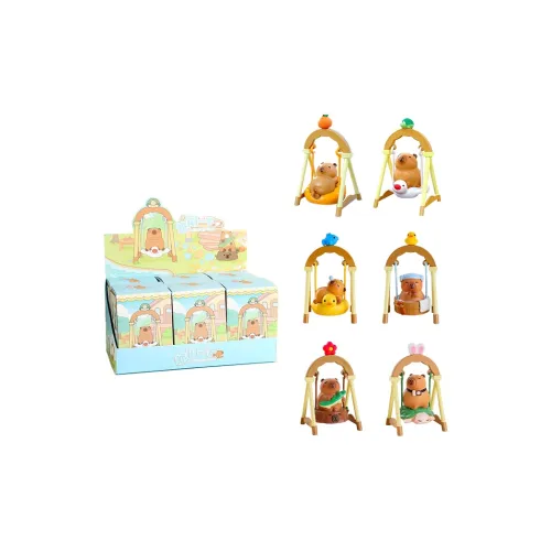 Pippi Beans Капибара Давайте расслабимся на Коллекции Swing Капибара Кукла Companion Орнамент Исцеление Слепые коробки