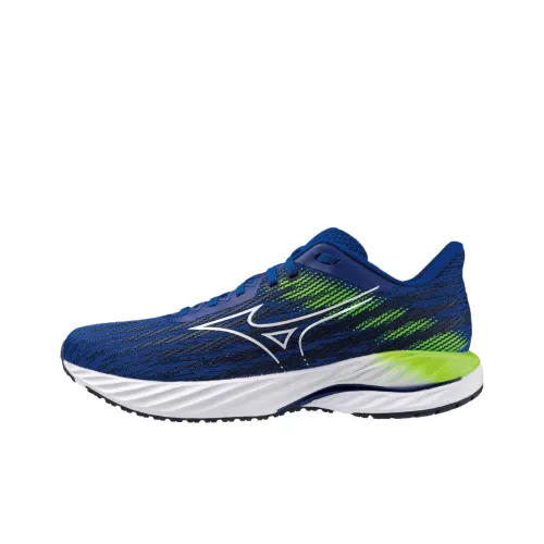 Mizuno WAVE INSPIRE 21 Low Топ Повседневные Беговые Кроссовки Мужские Синие