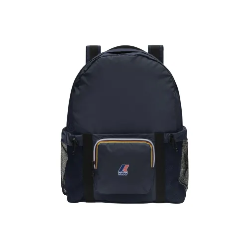 K WAY Нейлоновый рюкзак мужской синий