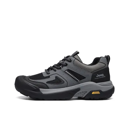 Jeep Шокабассиваторы Устойчивые к износу Дышащий Отскок Сцепление Низкий Топ Походная обувь Мужская