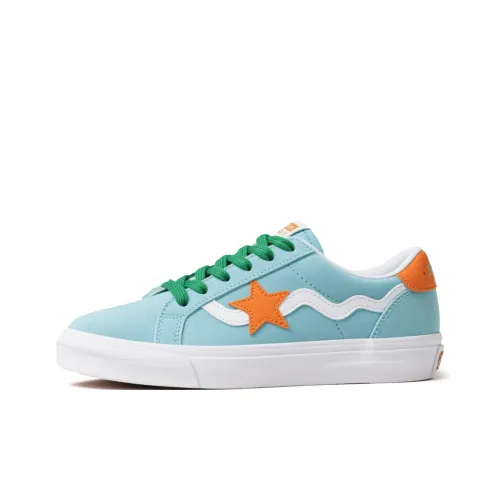 FANTASTIC XBOX Низкие кеды для скейтбординга Женские Оранжевый Синий