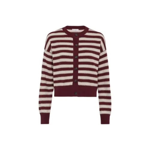 BRUNELLO CUCINELLI Amaranth Фиолетовый Женские Кашемировые Свитеры