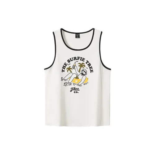 WAYNEXZAVIER Белый Мужской Топы без рукавов