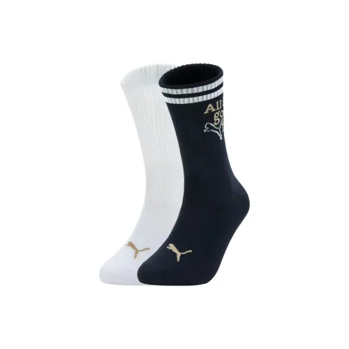 PUMA Белые 2 шт Унисекс MID Носки до икры