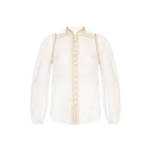 Zimmermann Белые Женские Рубашки