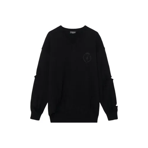 BALENCIAGA Черный Унисекс Свитеры