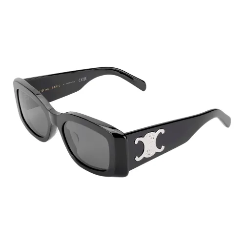 CELINE Прямоугольные Солнцезащитные очки Женские Черные