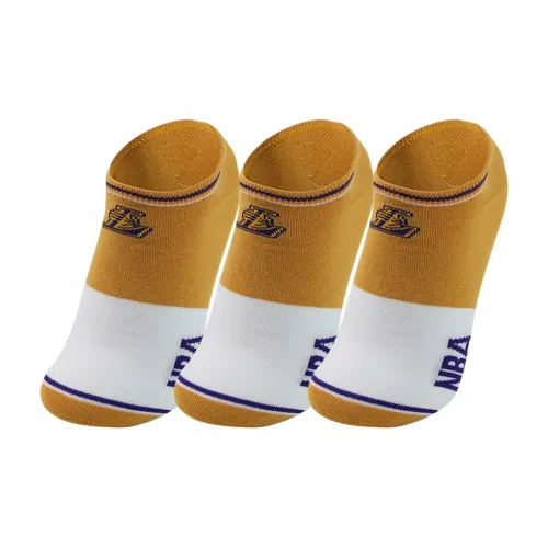 Низкие носки для мужчин NBA Los Angeles Lakers упаковка из 3 пар
