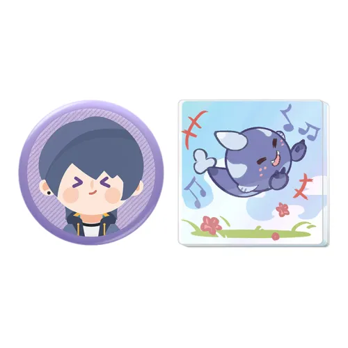 MIHOYO Tears Of Themis Marius von Hagen Летний Сцена Коллекция Тиби Мини Набор Значков