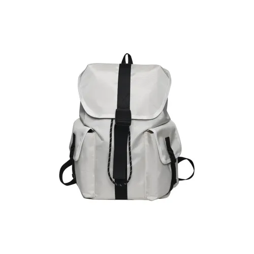 SWIMADE Нейлон Рюкзак Стандартный Унисекс Экрю Черный