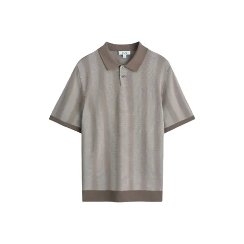 COS Коричневая мужская поло
