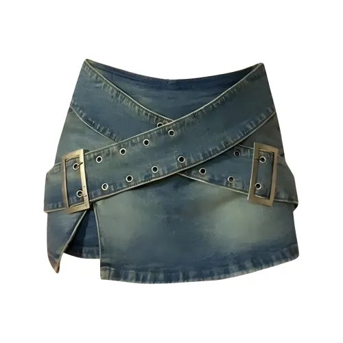 ABBY GODDESS Джинсовые короткие юбки Женские