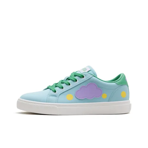 FANTASTIC XBOX Низкие кеды для скейтбординга Женские Синий Фиолетовый