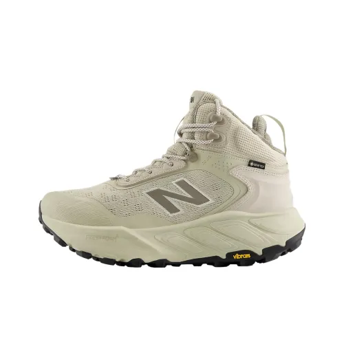 New Balance NB Свежий FOAM X Hierro Альпинистские и туристические ботинки Высокий топ Бежевый Унисекс