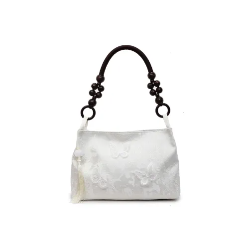 YIN.SIMON Сумка через плечо Женская Экрю Розовая