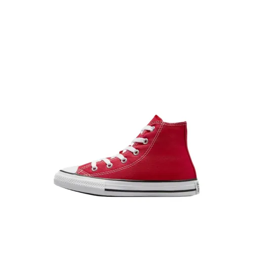 Converse Chuck Taylor All Star Износостойкие Высокие Кеды для Детей Красный Возраст 3-7 лет