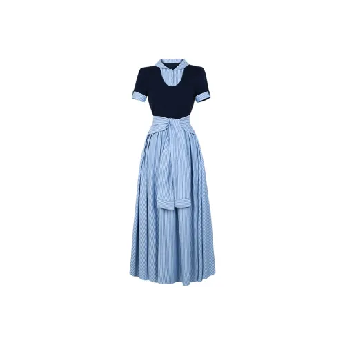 Летнее короткое платье с короткими рукавами женское