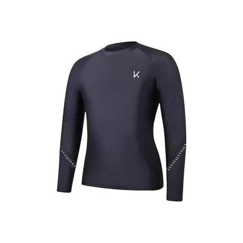 KEEP Черный Slim Fit Дышащая Мужская T-Рубашка