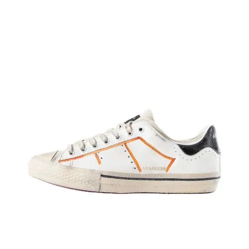 HIDNANDER Canvas Shoes Low Top White Men's