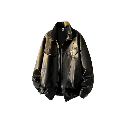 ABCNF Унисекс Кожаные Куртки