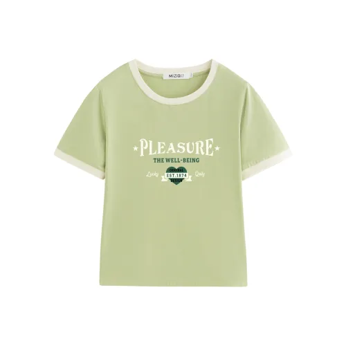 MIZIQI Короткие Рубашки с Короткими Рукавами Женские