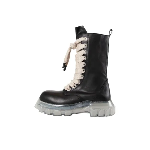 RICK OWENS совместный бренд Ботильоны Черные Мужские
