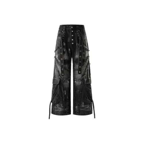 TBHNP Черные Унисекс Джинсы