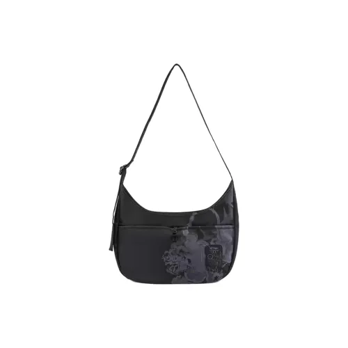 Лайнер с принтом сумка через плечо унисекс черный