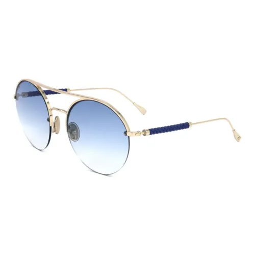 TOD'S Металл Круглые Солнцезащитные очки Женские Золотые