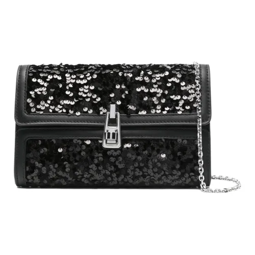 COCCINELLE Magie Корова Кожа Плечевая Сумка Женская Черная