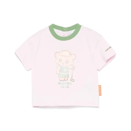 EMPORIO ARMANI T-рубашка SS25 Светло-розовая Детская